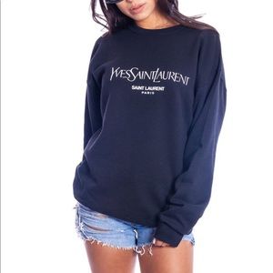 Coal n terry YSL crewneck